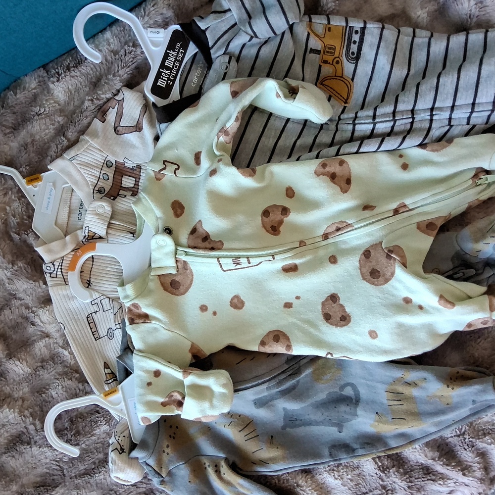 Carter's New Born Tow Way Ziper Footie